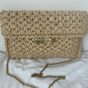 Vintage RODO woven straw purse